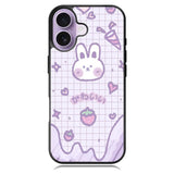 Rabbit Cute Purple iPhone 17 Case OV9051
