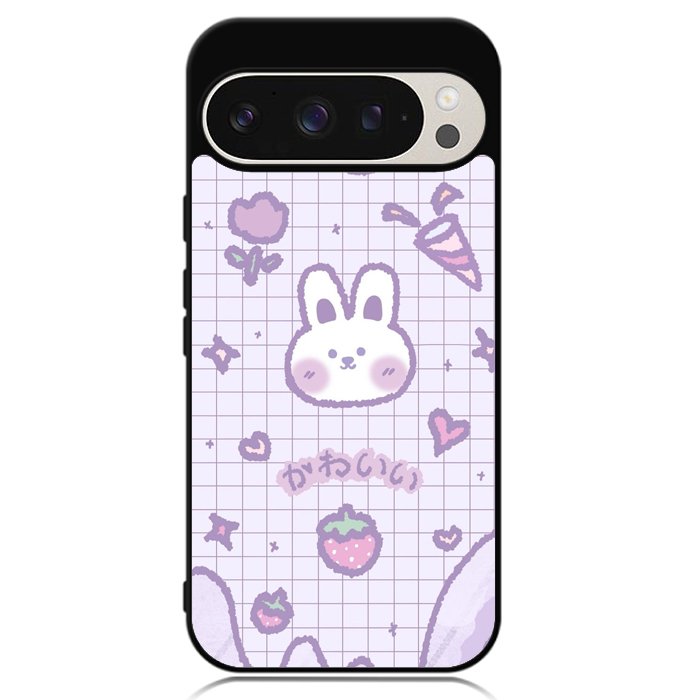 Rabbit Cute Purple Google Pixel 9 Pro XL Case OV9051