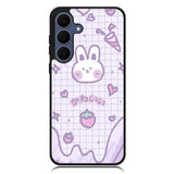 Rabbit Cute Purple Samsung Galaxy S25 FE Case OV9051