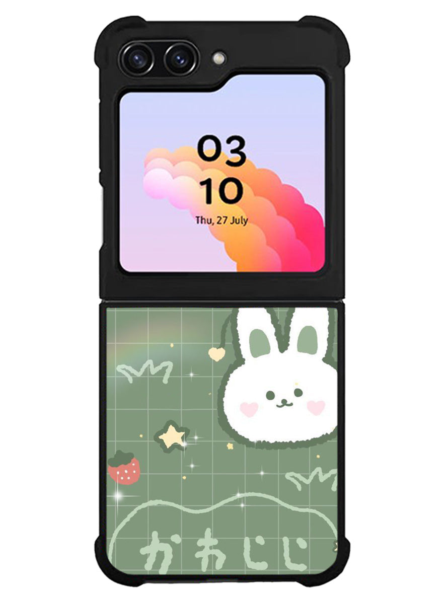 Rabbit Green Samsung Galaxy Z Flip 5 5G 2023 Case