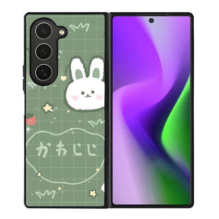 Rabbit Green Samsung Galaxy Z Fold 6 Case