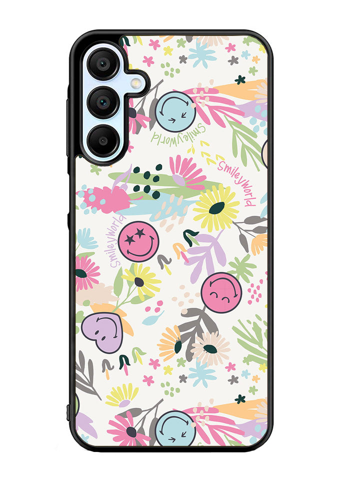 Smiley World Pattern Samsung Galaxy A35 5G Case OV9048