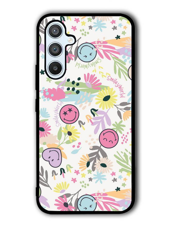 Smiley World Pattern Samsung Galaxy A14 5G Case QC9048