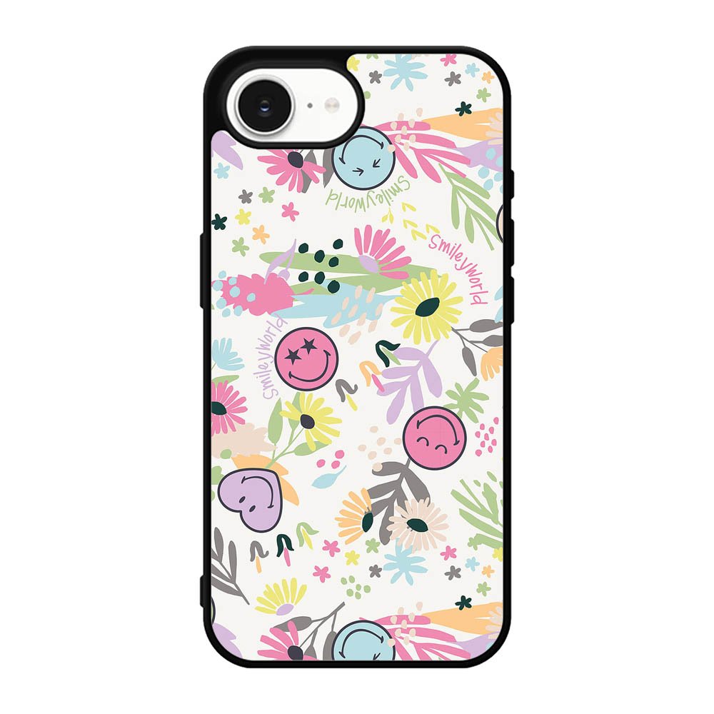 Smiley World Pattern iPhone 17e Case OV9048