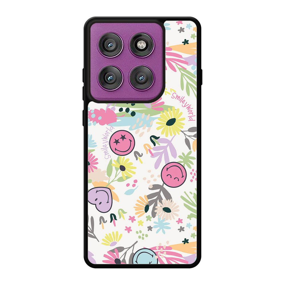 Smiley World Pattern Motorola Moto Edge 60 Pro Case QC9048