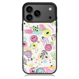 Smiley World Pattern iPhone 17 Pro Case RC9048