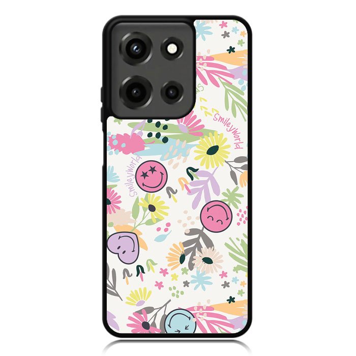 Smiley World Pattern Motorola Moto G 5G 2025 Case OV9048