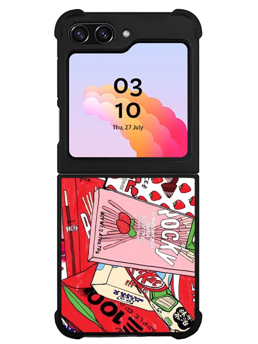 Snack Wallpaper Samsung Galaxy Z Flip 5 5G 2023 Case OV9047