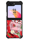 Snack Wallpaper Samsung Galaxy Z Flip 5 5G 2023 Case OV9047