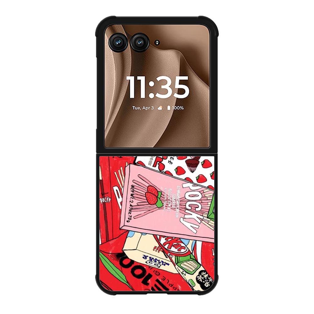 Snack Wallpaper Motorola Moto RAZR Plus 2025 Case OV9047