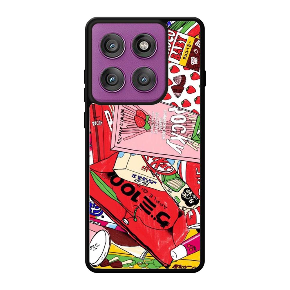 Snack Wallpaper Motorola Moto Edge 60 Pro Case QC9047