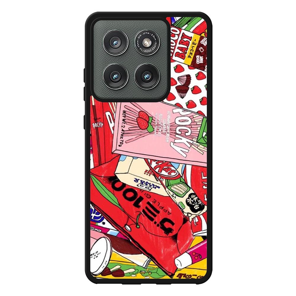 Snack Wallpaper Motorola Moto Edge 2025 Case QC9047