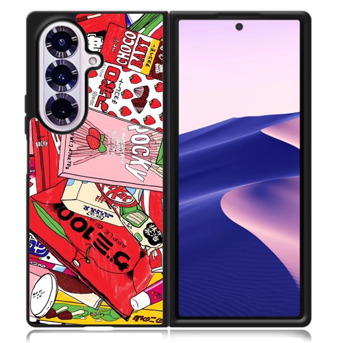 Snack Wallpaper Samsung Galaxy Z Fold 7 Case OV9047