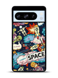 Space Sticker Google Pixel 8 Pro Case QC9044