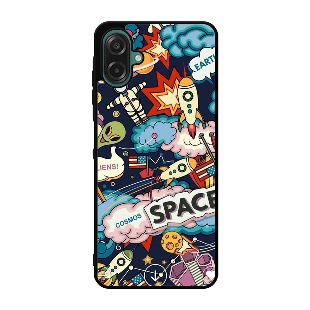 Space Sticker Samsung Galaxy A07 Case OV9044
