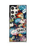 Space Sticker Samsung Galaxy S23 Ultra 5G Case QC9044