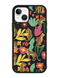 Tiger Forest Pattern iPhone 14 Plus Case QC9040