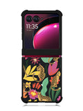 Tiger Forest Pattern Motorola Moto Razr Plus 2023 , Moto Razr+ 2023 Case OV9040