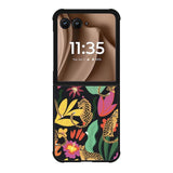 Tiger Forest Pattern Motorola Moto RAZR Plus 2025 Case OV9040
