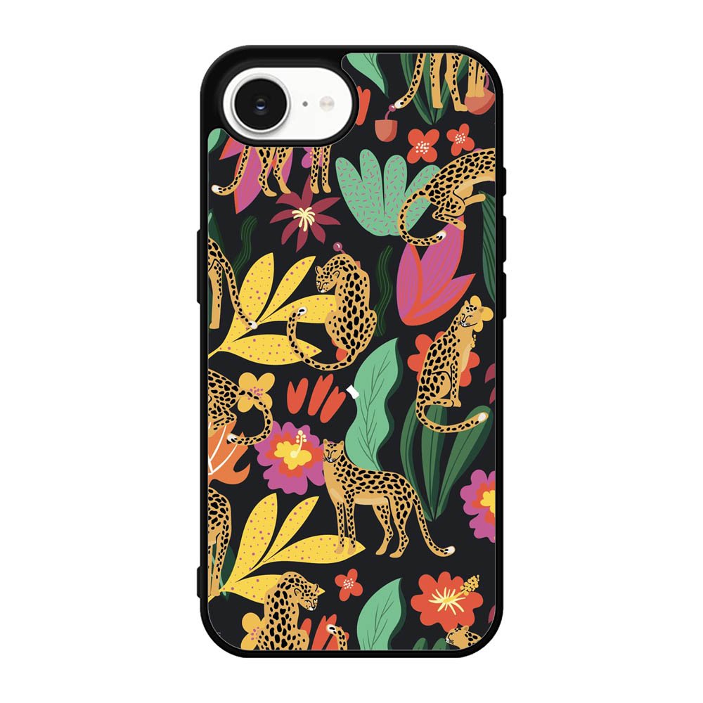 Tiger Forest Pattern iPhone 17e Case OV9040