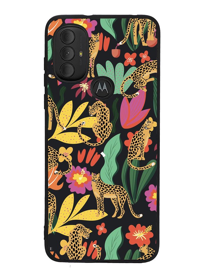 Tiger Forest Pattern Motorola Moto G Pure 2021 , Moto G Power 2022 Case OV9040