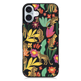 Tiger Forest Pattern iPhone 16 Case QC9040