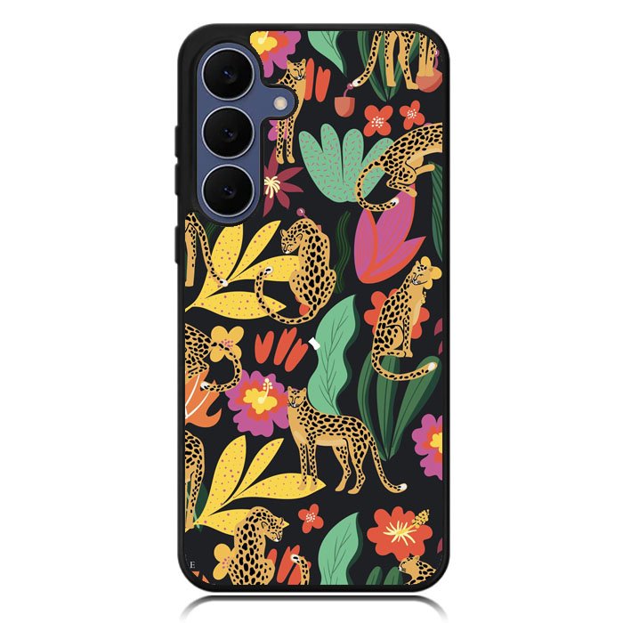 Tiger Forest Pattern Samsung Galaxy S25 FE Case OV9040