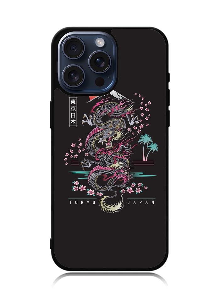 Tokyo Japan Dragon iPhone 15 Pro Case OV9039