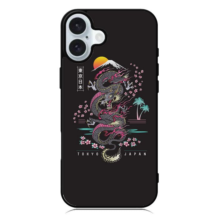 Tokyo Japan Dragon iPhone 16 Plus Case