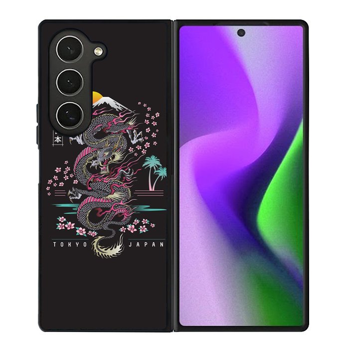 Tokyo Japan Dragon Samsung Galaxy Z Fold 6 Case