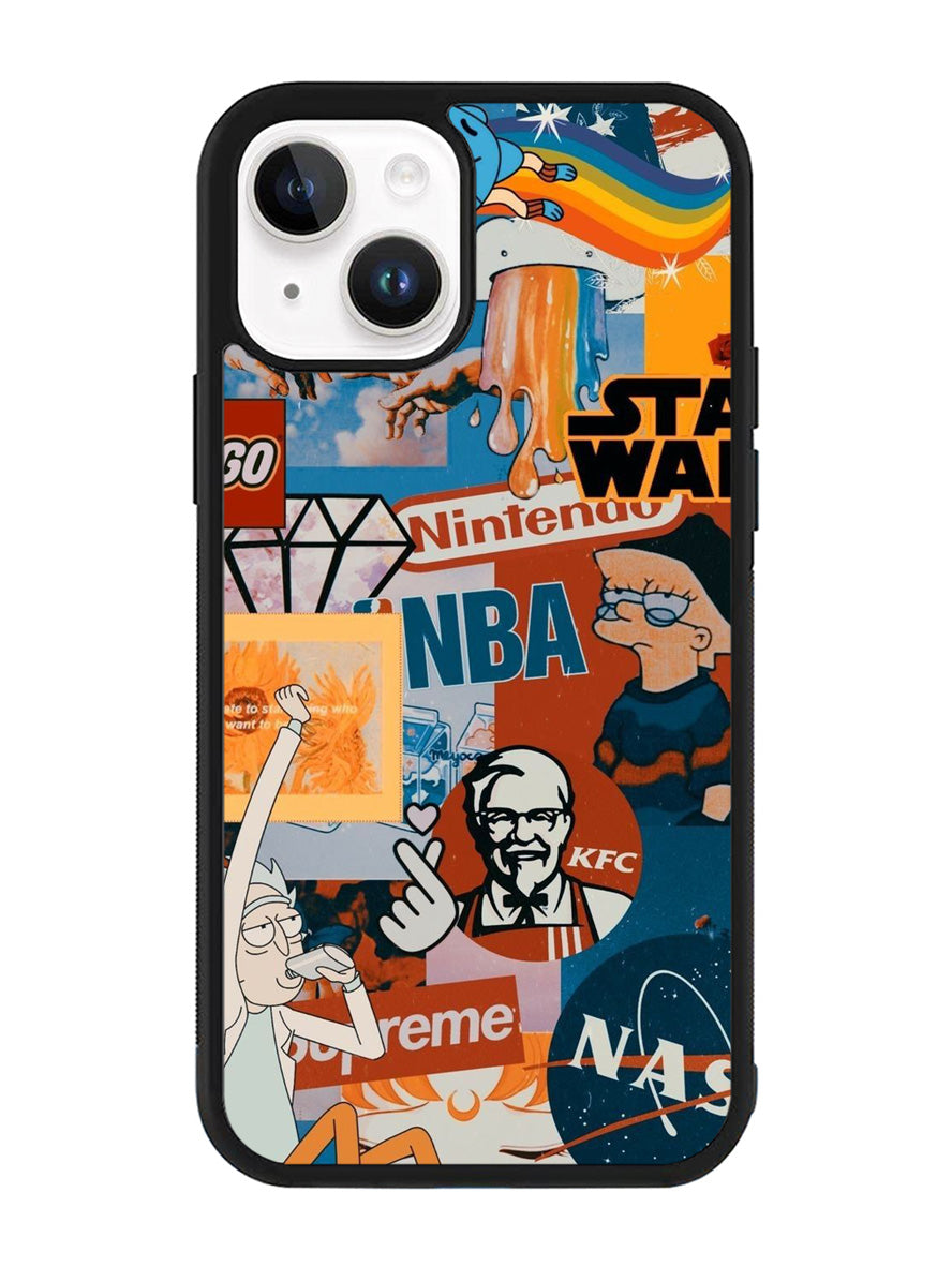 Tumblr Sticker iPhone 14 Case QC9038