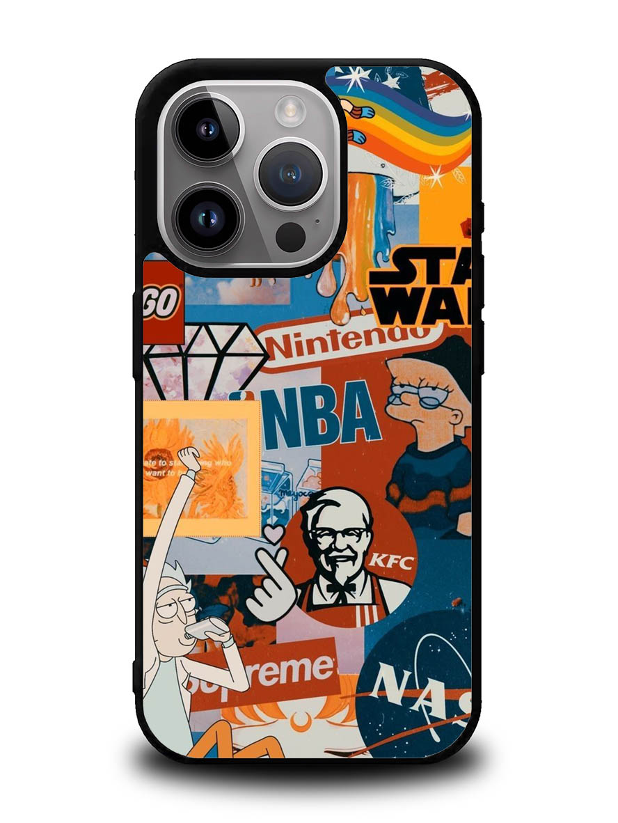 Tumblr Sticker iPhone 16 Pro Case OV9038