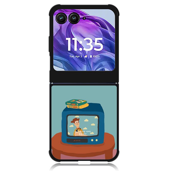 Watching Woody Motorola Moto Razr Plus 2024 , Moto Razr+ 2024 Case OV9037