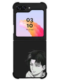 Attack on Titan Levi Face Samsung Galaxy Z Flip 5 5G 2023 Case OV9029
