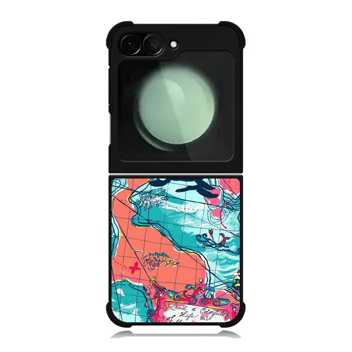 Lilly Pulitzer Map Samsung Galaxy Z Flip 6 5G 2024 Case OV9031