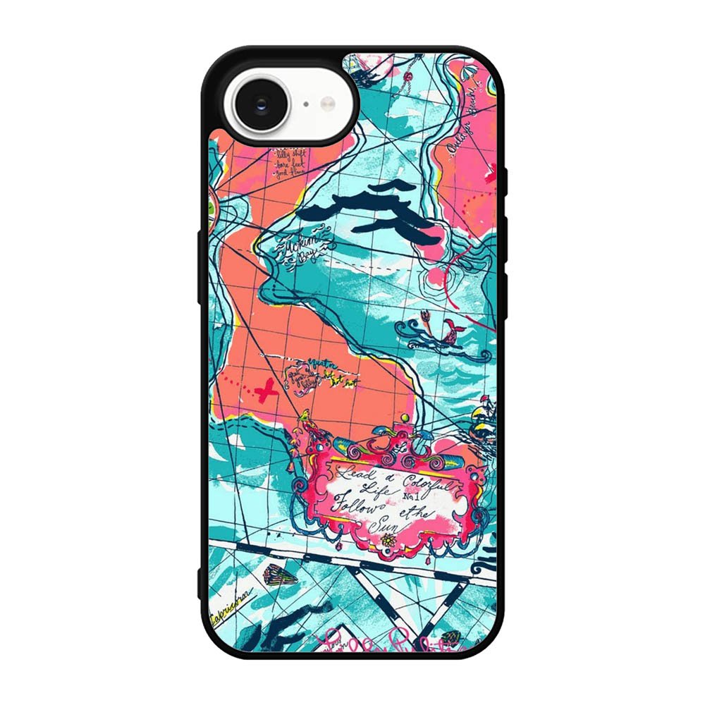 Lilly Pulitzer Map iPhone 17e Case OV9031