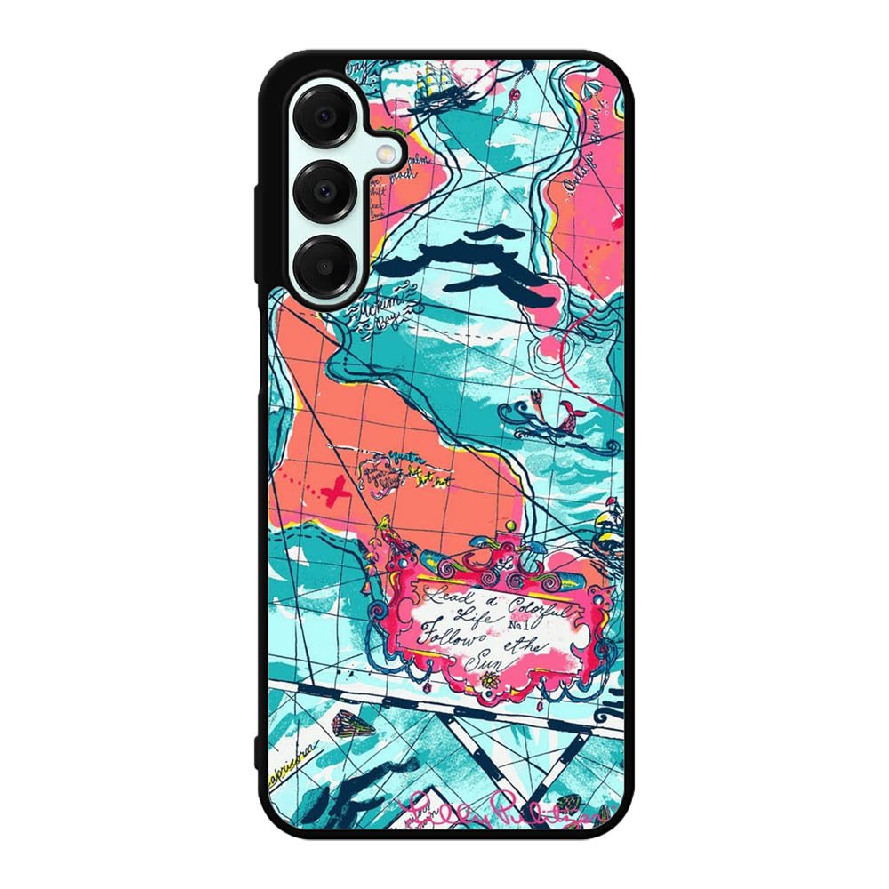 Lilly Pulitzer Map Samsung Galaxy A16 Case OV9031
