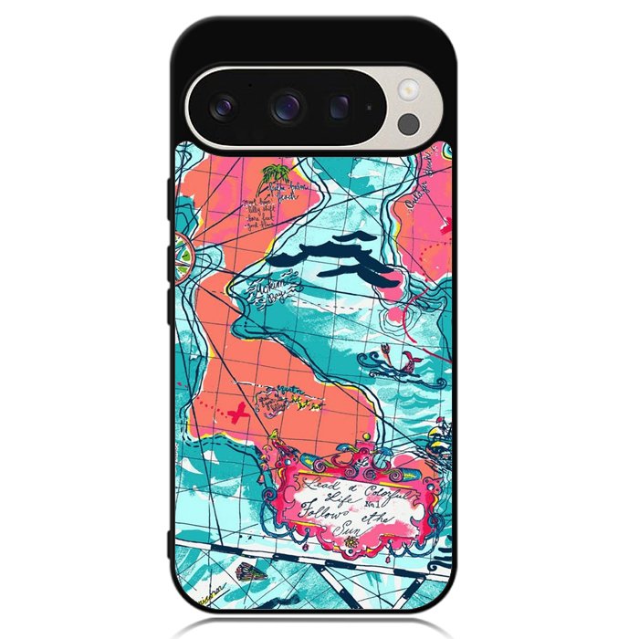 Lilly Pulitzer Map Google Pixel 9 | Pixel 9 Pro Case OV9031