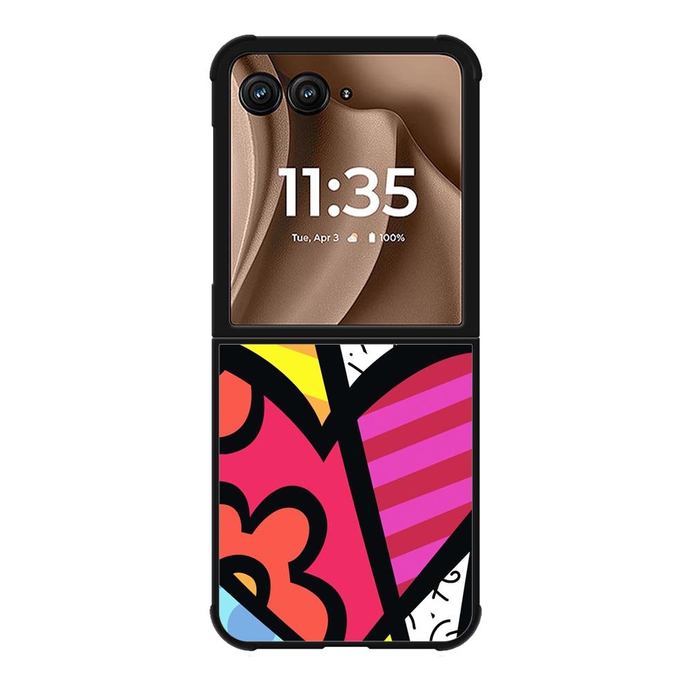 Romero Britto Love Motorola Moto RAZR Plus 2025 Case OV9035