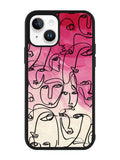 Abstract Illustrasi iPhone 14 Plus Case QC11229