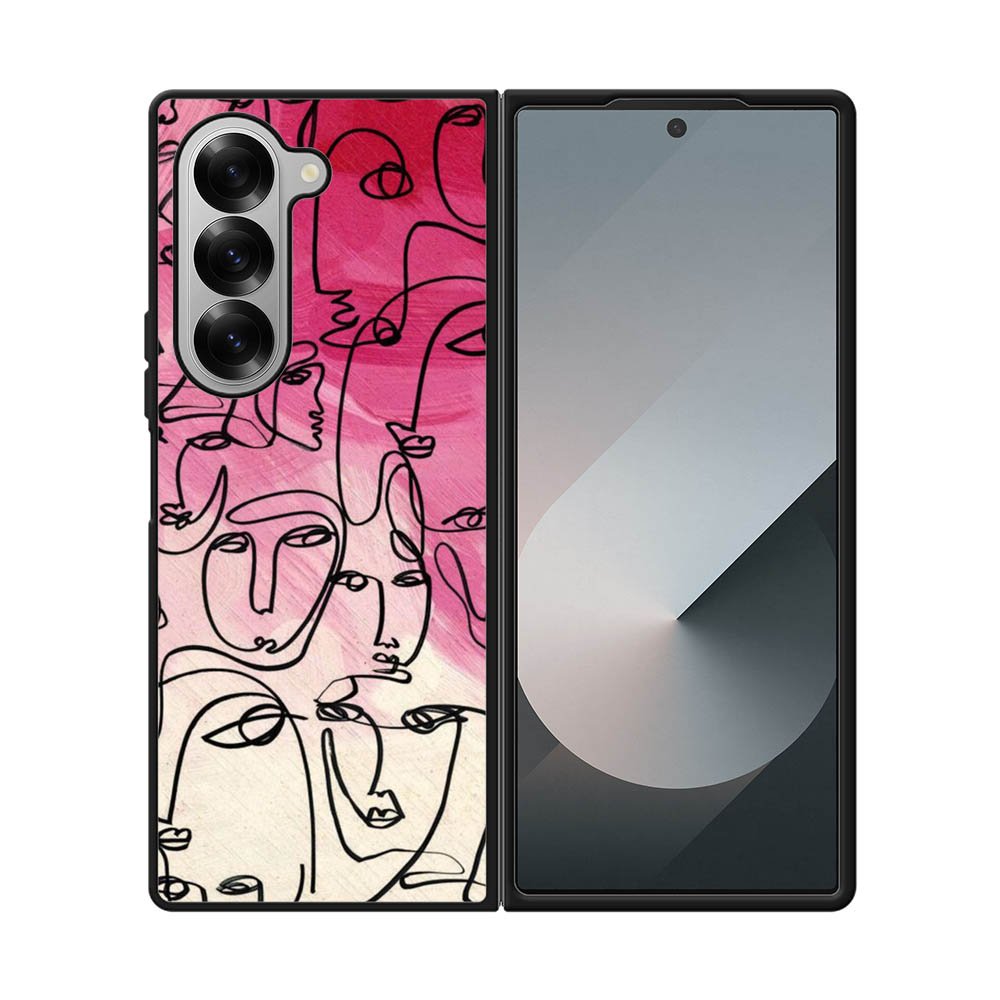 Abstract Illustrasi Samsung Galaxy Z Fold 7 5G Case QC11229