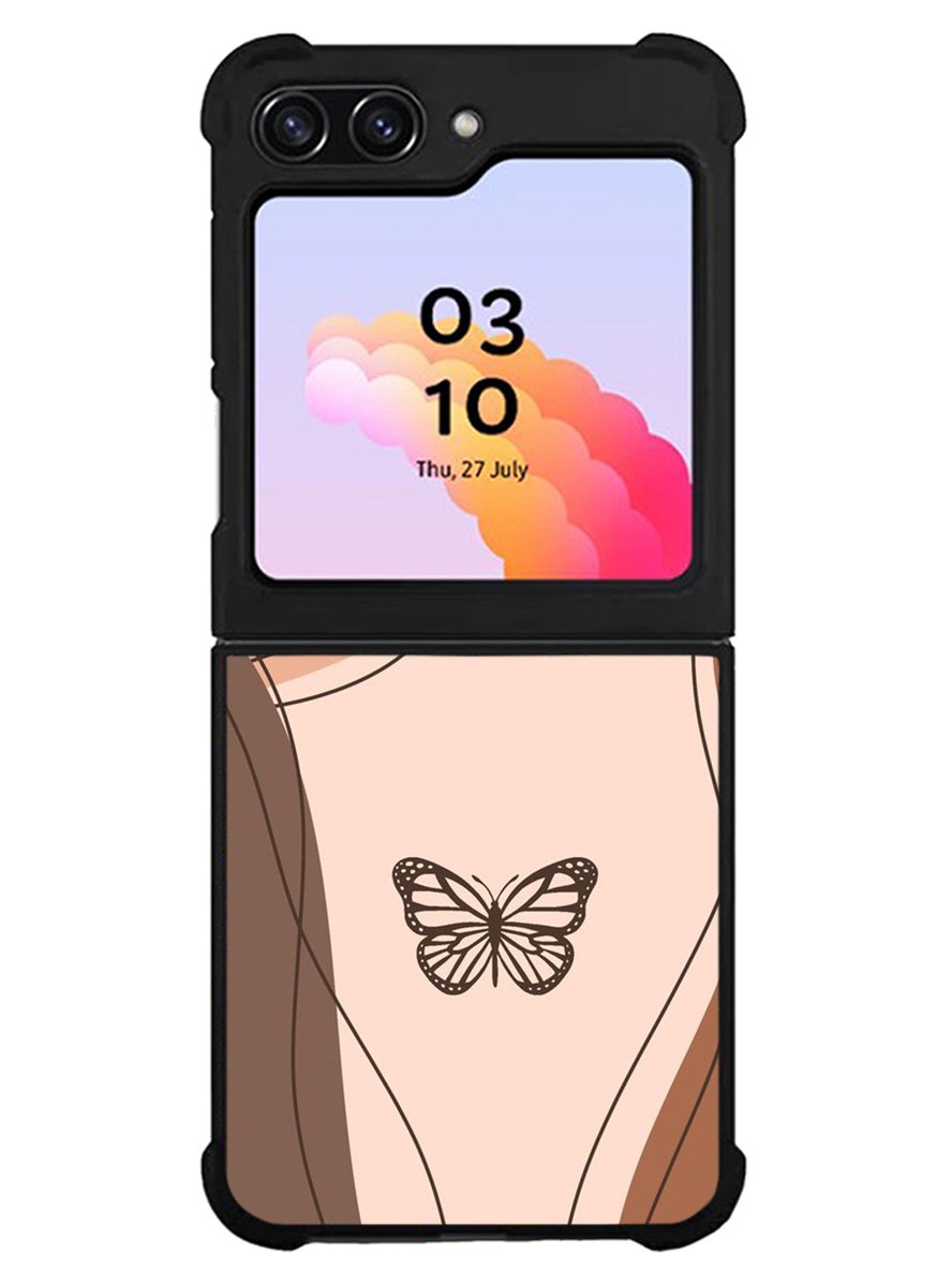 Butterfly Aesthetic Simple Samsung Galaxy Z Flip 5 5G 2023 Case OV11187