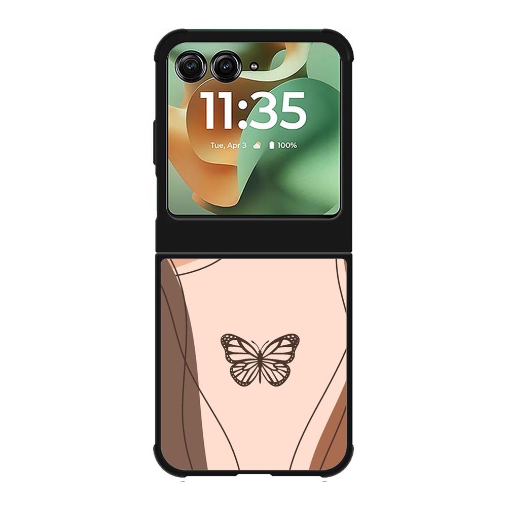 Butterfly Aesthetic Simple Motorola Moto RAZR 2025 Case OV11187