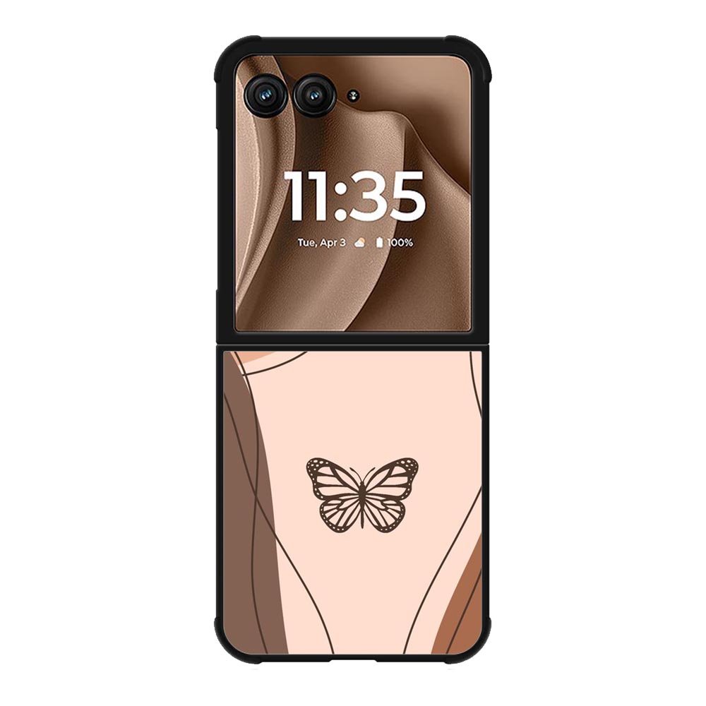 Butterfly Aesthetic Simple Motorola Moto RAZR Plus 2025 Case OV11187