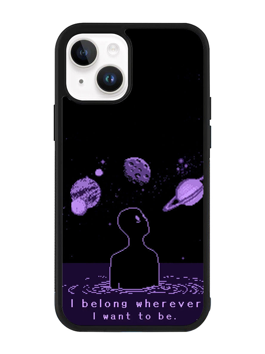 I Belong Wherever I Want To Be iPhone 15 Case OV11114