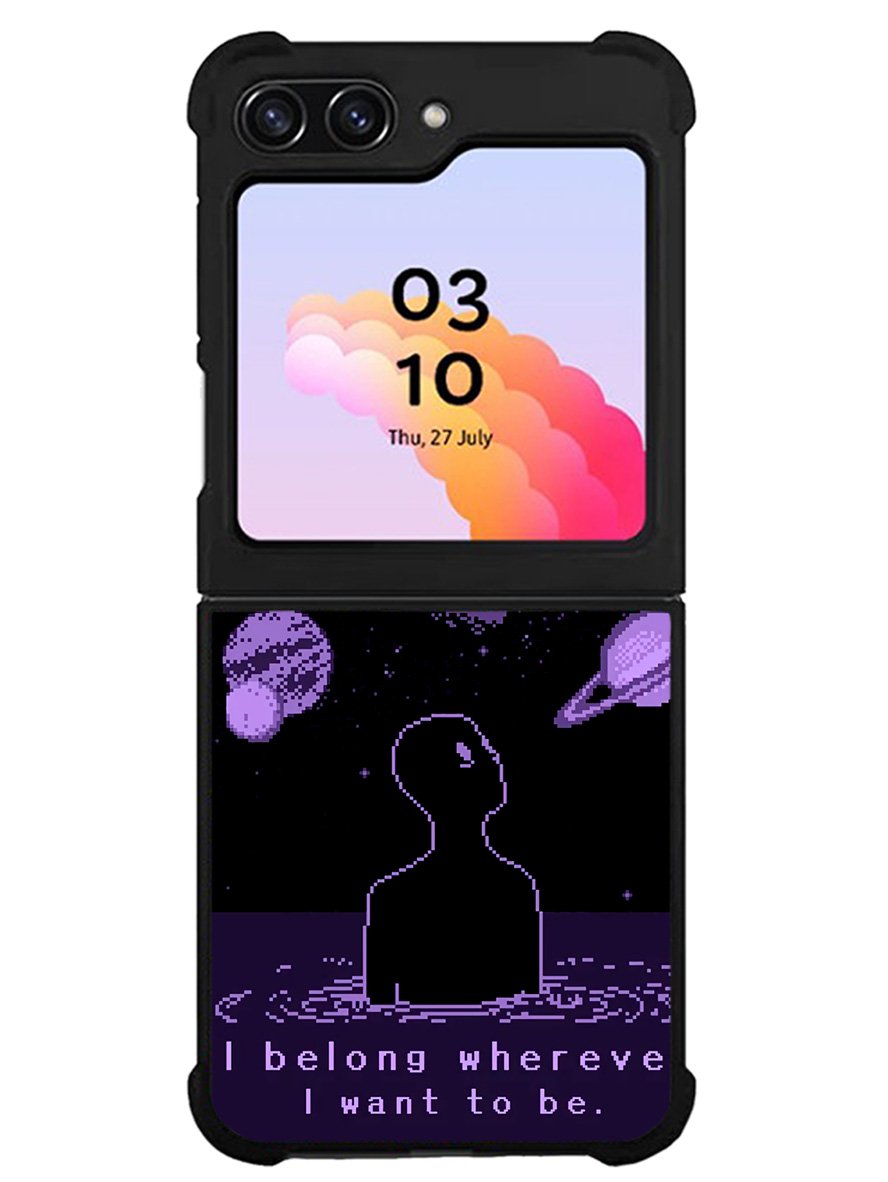 I Belong Wherever I Want To Be Samsung Galaxy Z Flip 5 5G 2023 Case OV11114