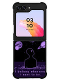 I Belong Wherever I Want To Be Samsung Galaxy Z Flip 5 5G 2023 Case OV11114