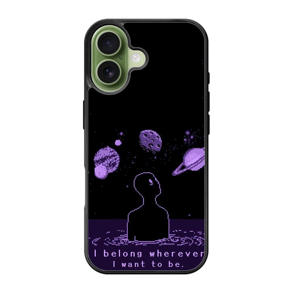 I Belong Wherever I Want To Be iPhone 17 Case QC11114