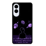I Belong Wherever I Want To Be Samsung Galaxy S25 Edge 5G Case OV11114