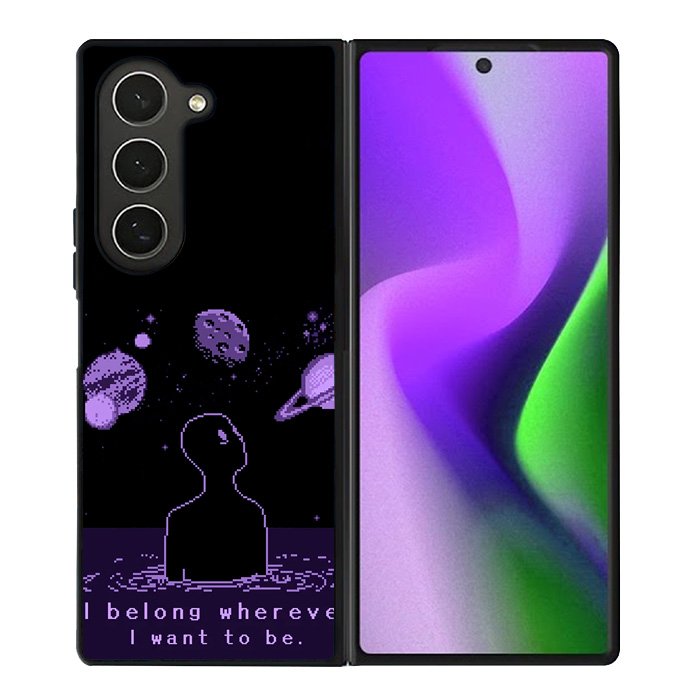 I Belong Wherever I Want To Be Samsung Galaxy Z Fold 6 5G 2024 Case OV11114
